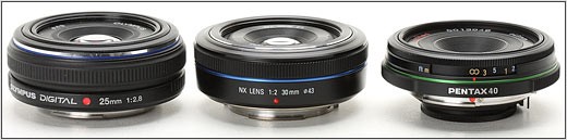 Ống kính Pancake: Các ống pancake của Olympus, Samsung và Pentax Người ta gọi các ống kính này là pancake vì nó khá giống bánh pancake! Các ống kính pancake là những ống mỏng được thiết kế ra với mục đích làm cho máy ảnh nhỏ gọn nhất có thể. Thông thường các ống pancake được tạo ra cho máy ảnh không gương nhưng có 1 vài ống được dùng cho DSLR nữa, chủ yếu là từ Pentax. Lời cuối: Bên cạnh máy ảnh thì ống kính cũng là 1 nhân tố cực kỳ quan trọng để cho ra những bức hình đẹp. Nếu như bạn chỉ dùng máy ảnh vài năm rồi thay máy khác thì ống kính có thể theo bạn cả chục năm. Do vậy, hãy cố gắng bổ thêm 1 ít tiền để có được chất lượng thấu kính và phần cứng tốt hơn. Ống kính cũng rất ít bị mất giá, bạn hãy yên tâm nhé.