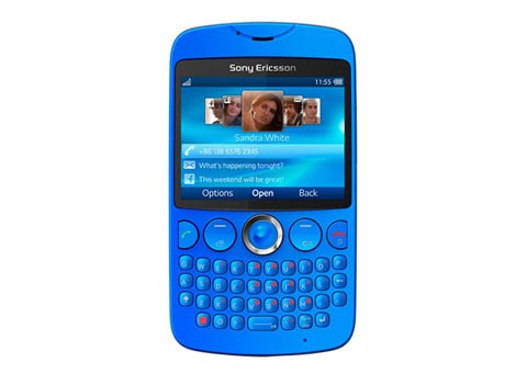 Sony Ericsson TXT CK13i (2,5 triệu đồng) TXT là phiên bản điện thoại chat giá rẻ từ Sony Ericsson. Thiết bị sở hữu camera 3,2 Megapixel, kiểu dáng thời trang, hỗ trợ chơi nhạc. Máy cho phép tham gia kết nối mạng xã hội tốt.