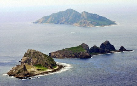 Quần đảo Senkaku trên Biển Đông, nơi đang là trọng điểm tranh chấp giữa Nhật Bản - Trung Quốc.