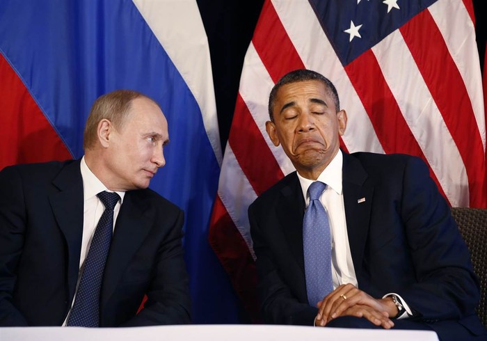 Tổng thống Nga Vladimir Putin hội đàm với Tổng thống Barack Obama tại Hội nghị thượng đỉnh G20 tại Los Cabos, Mexico.