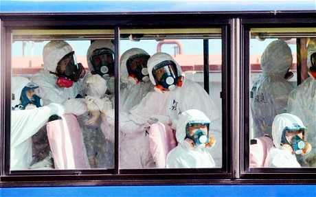 Đoàn nhà báo quốc tế tới thăm Fukushima 1.