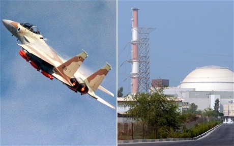 Máy bay Israel có thể nhắm mục tiêu các cơ sở hạt nhân của Iran như nhà máy điện hạt nhân tại Bushehr