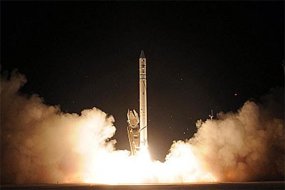 Ảnh Israel tiến hành thử nghiệm tên lửa đẩy Shavit hồi đầu tháng 11/2011