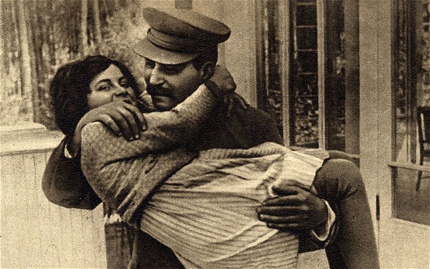 Josef Stalin với con gái của ông là Svetlana Alliluyeva