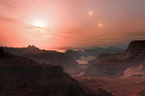 Hoàng hôn trên siêu Trái Đất Gliese 667 Cc.