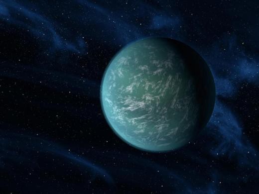 Kepler-22b là hành tinh giống Trái Đất nhất từng được phát hiện. Nó quay quanh một ngôi sao nằm cách nó 600 năm ánh sáng. Mặc dù có kích thước nhỏ nhất nhưng nó lại là hành tinh có vị trí thuận lợi nhất nước có thể tồn tại - điều kiện cần thiết cho sự sống.