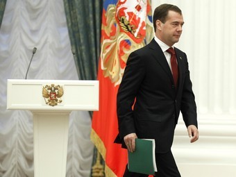 Tổng thống Nga Dmitry Medvedev.