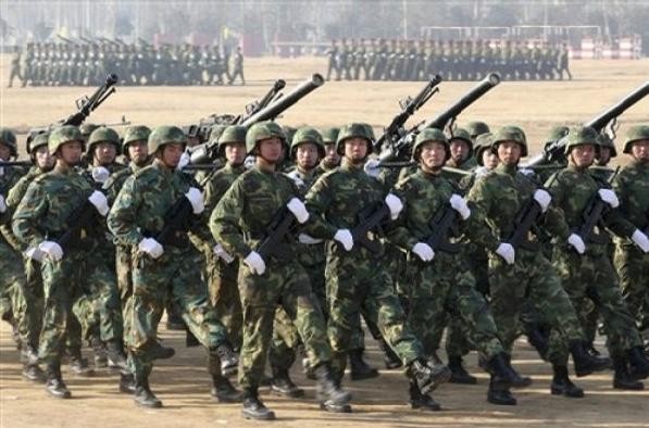 Quân đội Trung Quốc. Ảnh AsiaNews