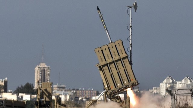 Hệ thống tên lửa phòng thủ Iron Dome của quân đội Israel.