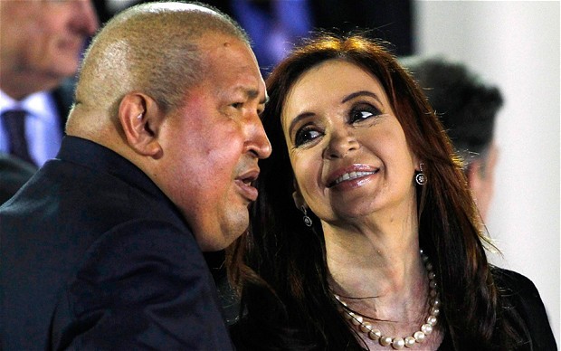 Tổng thống Hugo Chavez và Tổng thống Arghentina Cristina Kirchner