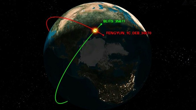 Mảnh vỡ từ vệ tinh cũ của Trung Quốc đã va phải một vệ tinh của Nga hôm 21.1 nhưng tới ngày 28.2 mới được xác nhận.