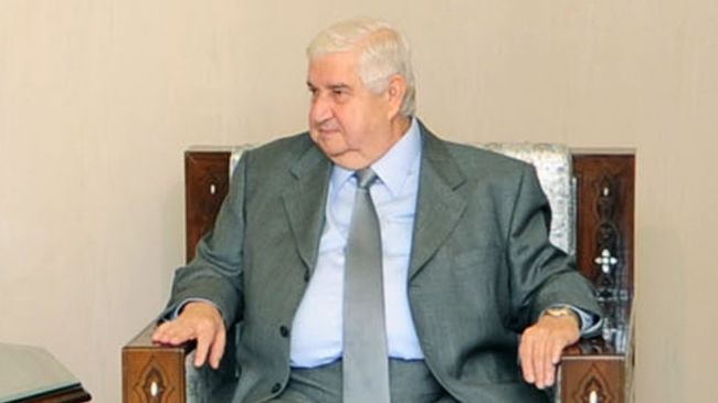 Ngoại trưởng Syria Walid al-Muallem.