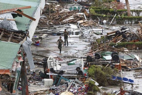 Cảnh đổ nát kinh hoàng tại thành phố Tacloban hậu siêu bão
