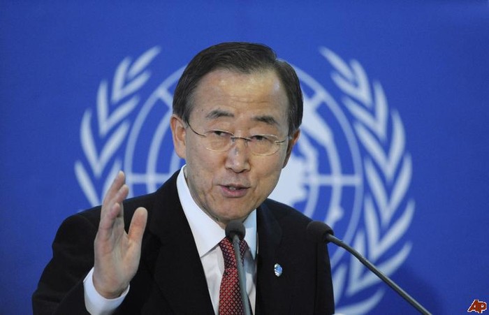 Tổng thư ký LHQ Ban Ki-moon.