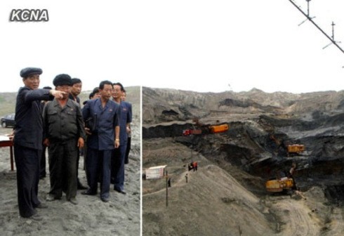 DPRK Cabinet Premier Pak Pong Ju tours the Tanch’o'n Smeltery (Photo: Rodong Sinmun).