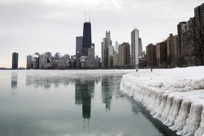 Một góc thành phố Chicago