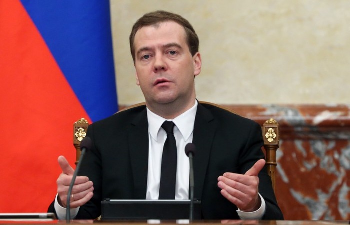 Thủ tướng Nga Dmitry Medvedev.