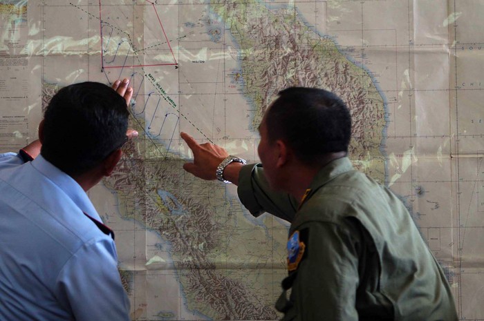 Phạm vi tìm kiếm chiếc máy bay mất tích đã được mở rộng sang eo biển Malacca và Ấn Độ Dương.