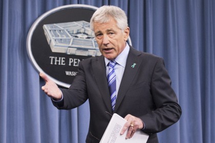 Bộ trưởng Quốc phòng Mỹ Chuck Hagel.