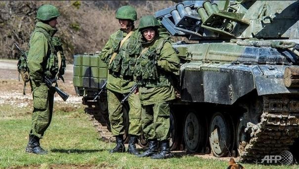 Quân đội Nga tại Crimea. Hình minh họa.