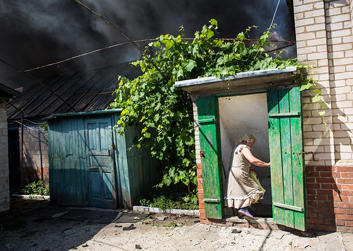 Người dân Slaviansk sống chung với nguy hiểm.