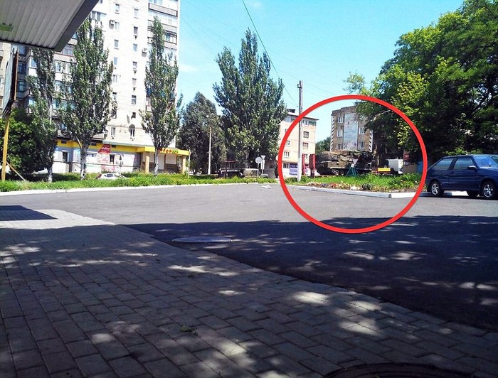 Hệ thống tên lửa Buk được phát hiện ở Donetsk vào ngày thảm kịch xảy ra.