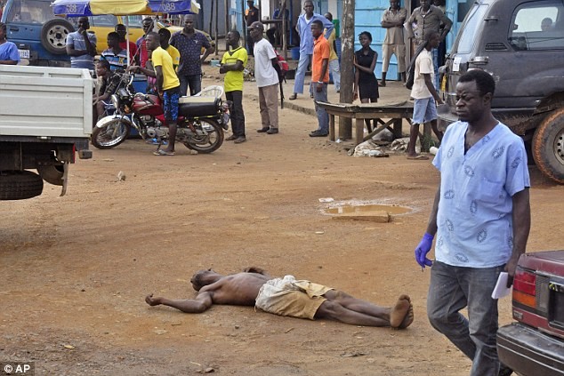 Những hình ảnh như thế này đang xuất hiện hàng ngày và ngày càng nhiều ở Liberia.