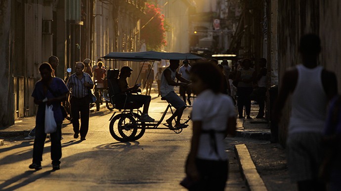 Một góc thủ đô Havana, Cuba.