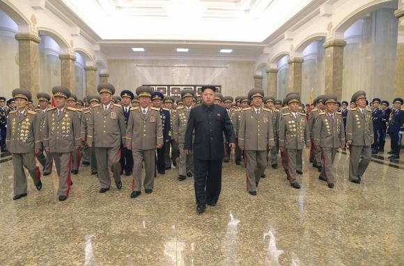 Nhà lãnh đạo Triều Tiên Kim Jong-un.