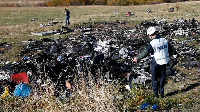 Hiện trường thảm kịch MH17 cướp đi sinh mạng của 298 người.