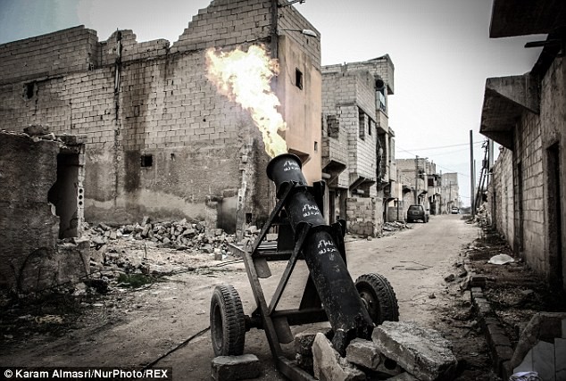 Pháo địa ngục tại Aleppo.