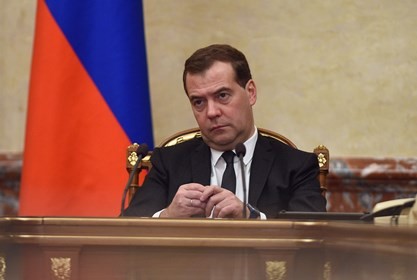 Thủ tướng Nga Dmitry Medvedev.