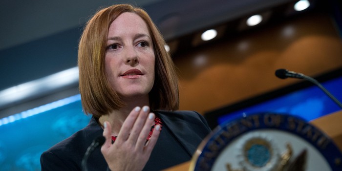 Phát ngôn viên Bộ Ngoại giao Mỹ Jen Psaki.