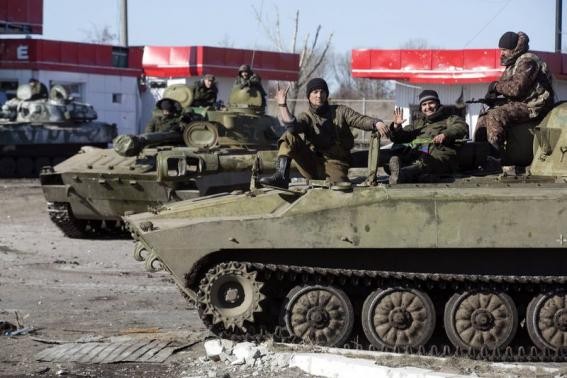 Quân đội Ukraine. Ảnh Reuters.