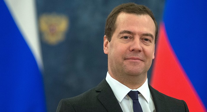 Thủ tướng Nga Dmitry Medvedev.