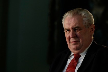 Tổng thống Cộng hòa Czech, Milos Zeman.