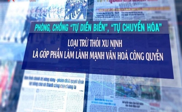 Hành vi nịnh bợ, tâng bốc cấp trên trong trường học hiện nay không hiếm ( Ảnh minh họa: Báo Quân đội Nhân dân)