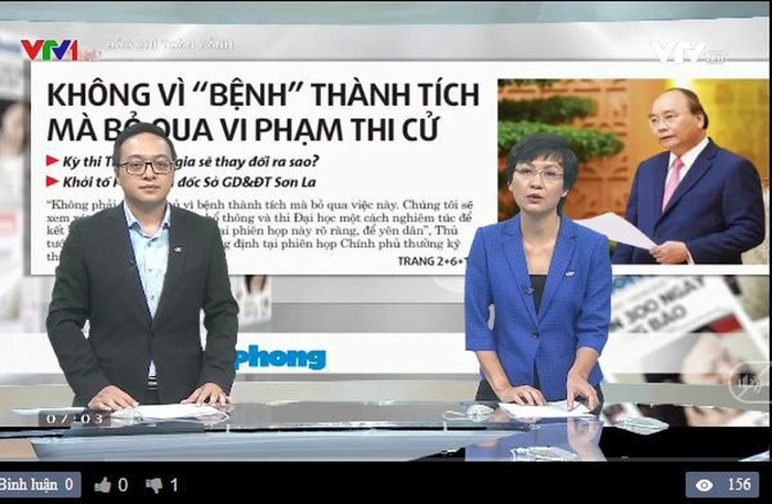 Hình thức kỷ luật phụ huynh có con được nâng điểm ở huyện Kim Bôi (Hòa Bình) là chưa tương xứng (Ảnh minh họa: VTV)