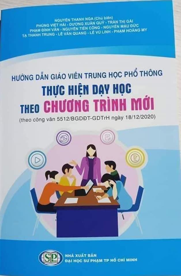 Các sách hướng dẫn đều được gắn thêm dòng chữ “theo Công văn 5512/BGDĐT-GDTrH ngày 18/12/2020” : Ảnh chụp màn hình.