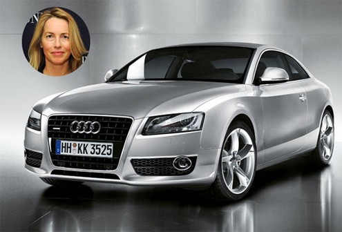 Laurene Powel Jobs, vợ góa của nhà đồng sáng lập Apple Steve Jobs, lái một chiếc Audi A5 màu bạc. Xe có giá khoảng 37.000 USD. Còn nữ chủ nhân có số tài sản khoảng 9 tỷ USD.