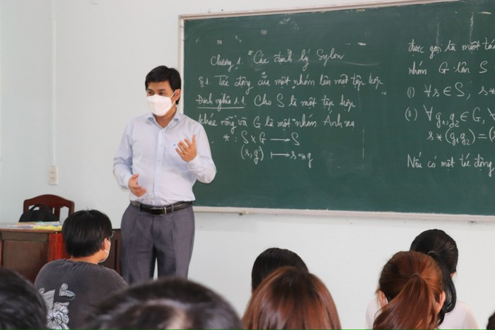 Giảng viên Trường Đại học Đồng Nai trong tiết dạy (Nguồn: Cổng thông tin điện tử tỉnh Đồng Nai).