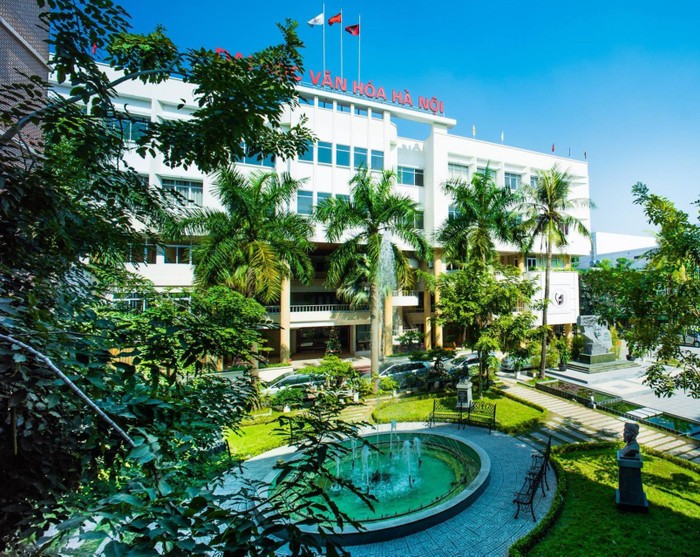 Một góc khuôn viên Trường Đại học Văn hóa Hà Nội (Ảnh: Website nhà trường).