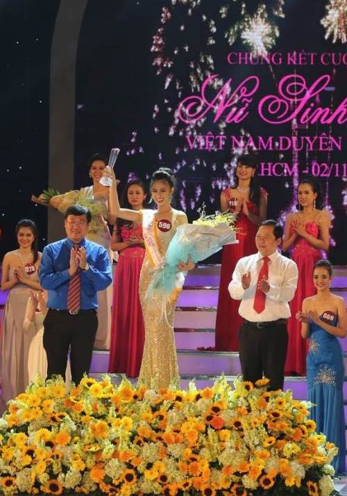 Tân hoa khôi “Nữ sinh viên Việt Nam duyên dáng 2014”.