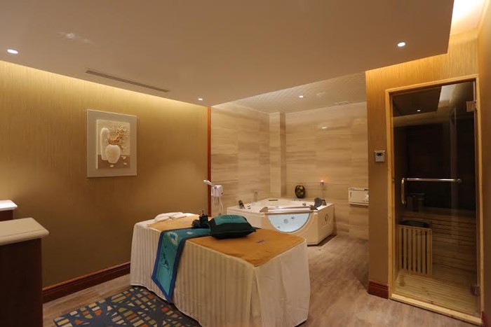 Thư giãn tại Spa trong Khách sạn FLC Vĩnh Thịnh.