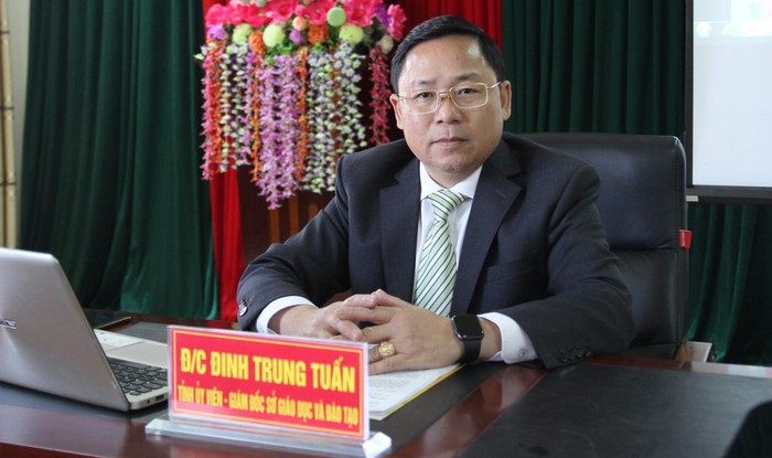 Ông Đinh Trung Tuấn, Giám đốc Sở Giáo dục và Đào tạo Lai Châu. Ảnh: NVCC.