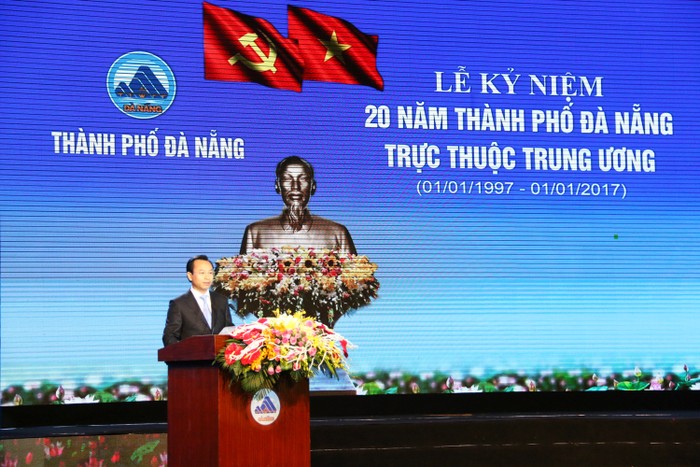 Ông Nguyễn Xuân Anh, Bí thư Thành ủy Đà Nẵng khẳng định sẽ đưa thành phố phát triển nhanh hơn, bền vững hơn. Ảnh: K.H