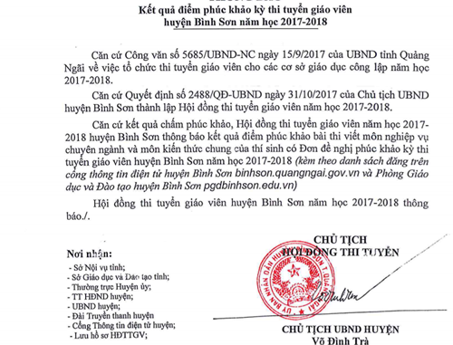 Cơ quan công an cũng đã vào cuộc xác minh làm rõ các thông tin liên quan đến kỳ thi tuyển giáo viên. Ảnh: AP