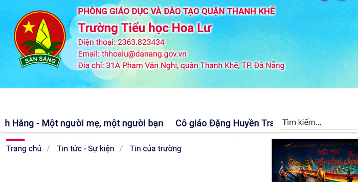 Phụ huynh phản ánh Trường tiểu học Hoa Lư có nhiều khoản thu không rõ ràng, thiếu minh bạch. Ảnh: AN