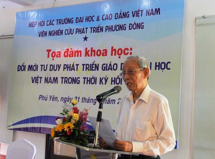 Giáo sư Trần Hồng Quân cho rằng, phải giải phóng các cơ sở đào tạo đại học để phát triển. Ảnh: TT