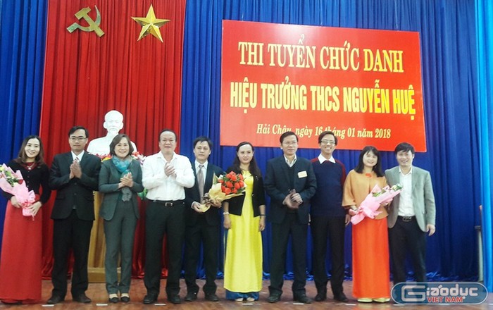 Thanh tra thành phố Đà Nẵng phát hiện nhiều vi phạm trong công tác tuyển dụng, bổ nhiệm viên chức giáo dục. (ảnh mang tính chất minh họa, thi tuyển lãnh đạo trường học ở Hải Châu).